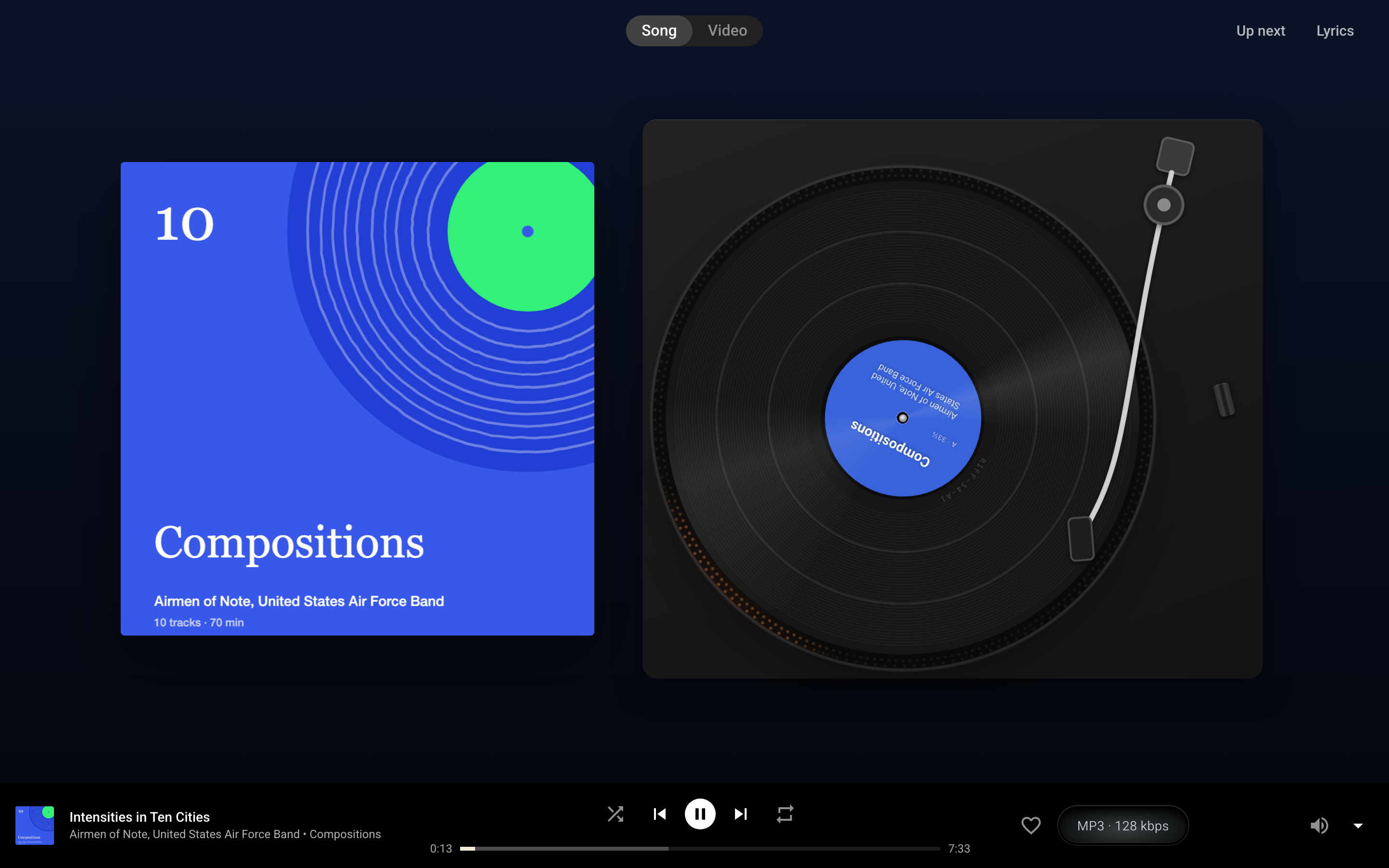 Music Pklayer Riff, a music player for WordPress